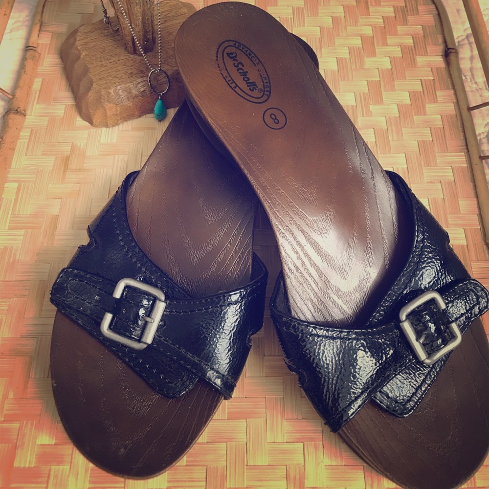COPY - Black Sandals. Dr.Scholl’s Size 8